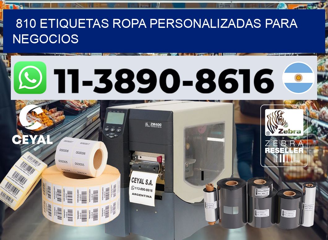 810 Etiquetas ropa personalizadas para negocios