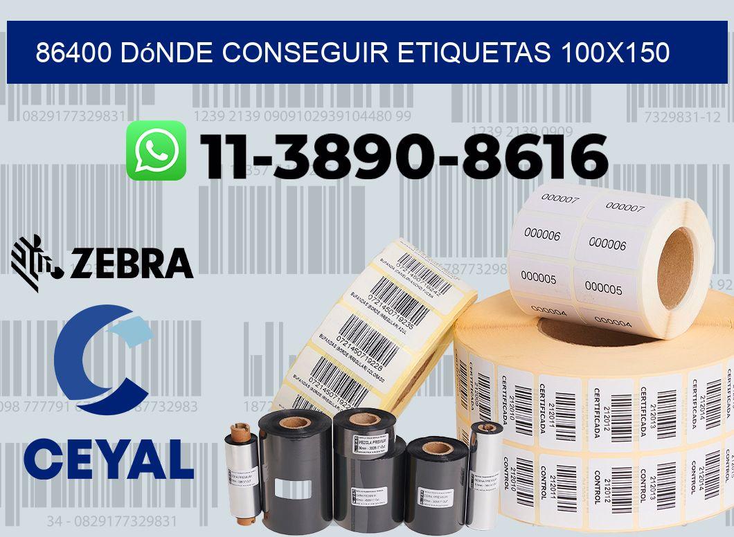 86400 dónde conseguir etiquetas 100x150