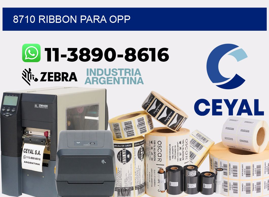 8710 ribbon para opp
