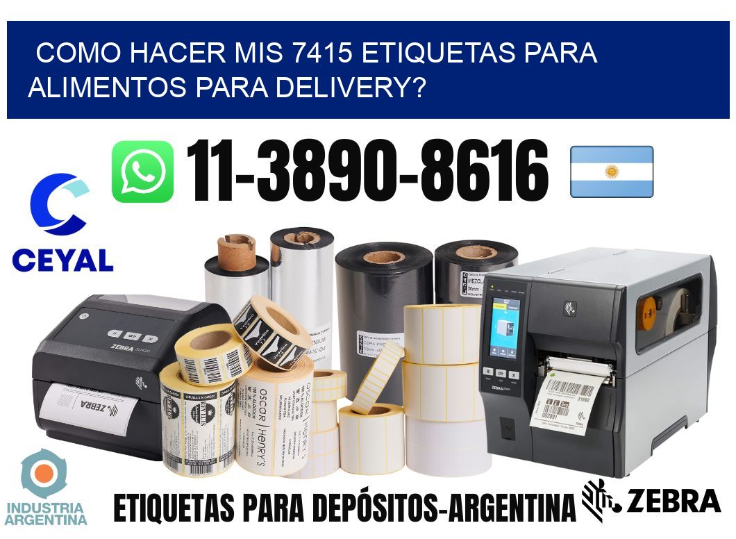 como hacer mis 7415 etiquetas para alimentos para delivery?