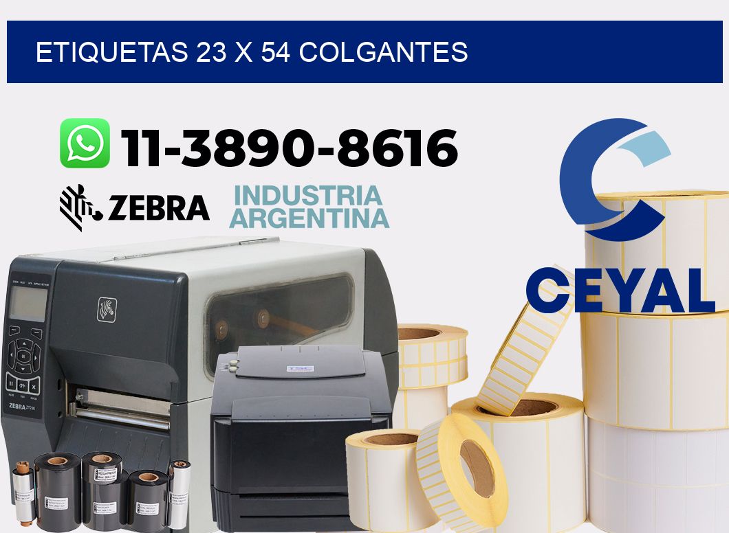 etiquetas 23 x 54 colgantes