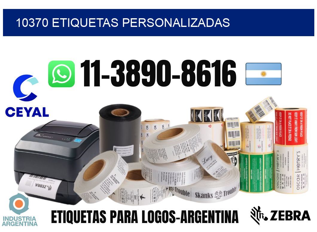 10370 etiquetas personalizadas
