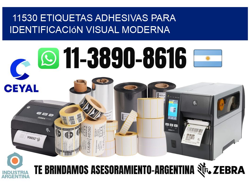 11530 Etiquetas adhesivas para identificación visual moderna