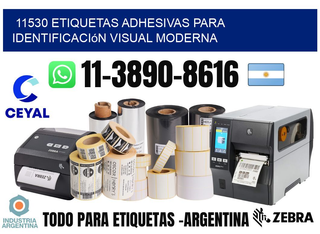 11530 Etiquetas adhesivas para identificación visual moderna