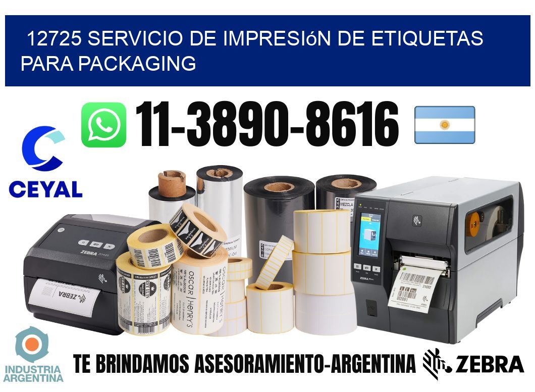 12725 Servicio de impresión de etiquetas para packaging