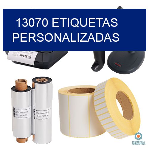 13070 etiquetas personalizadas