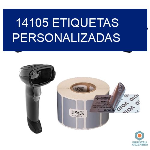 14105 etiquetas personalizadas