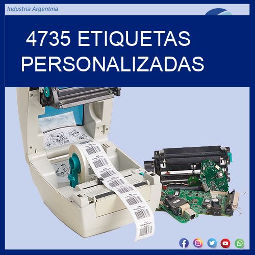 4735 etiquetas personalizadas