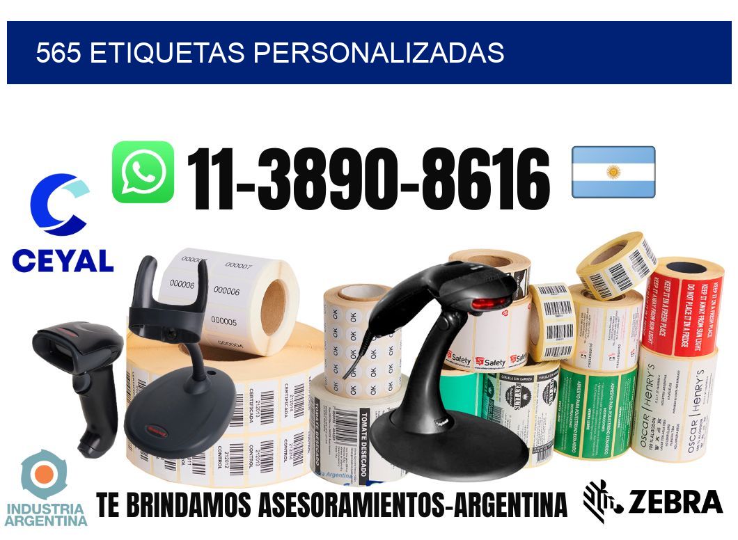 565 etiquetas personalizadas