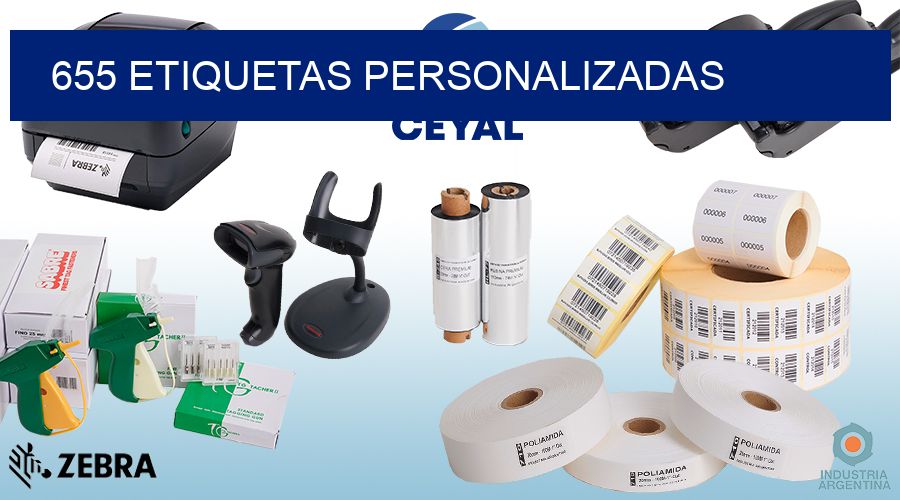 655 etiquetas personalizadas