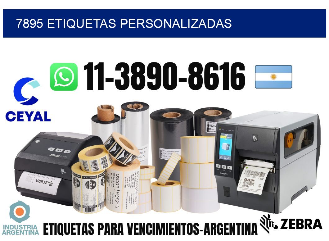 7895 etiquetas personalizadas
