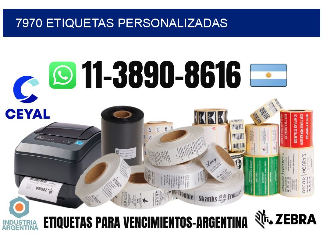 7970 etiquetas personalizadas