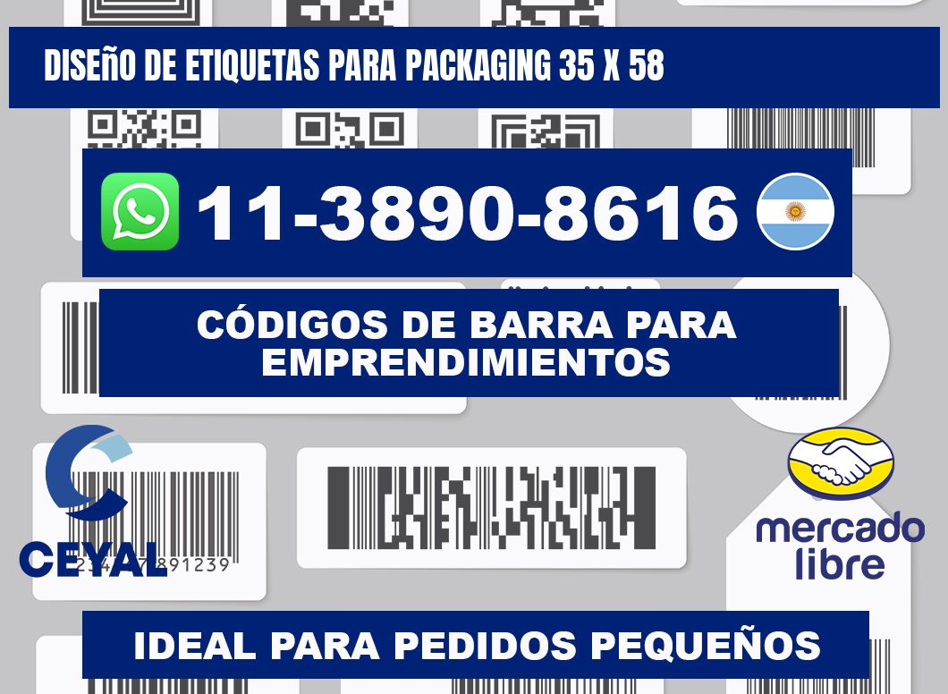diseño de etiquetas para packaging 35 x 58
