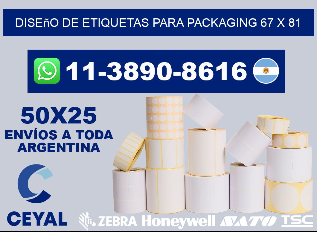 diseño de etiquetas para packaging 67 x 81