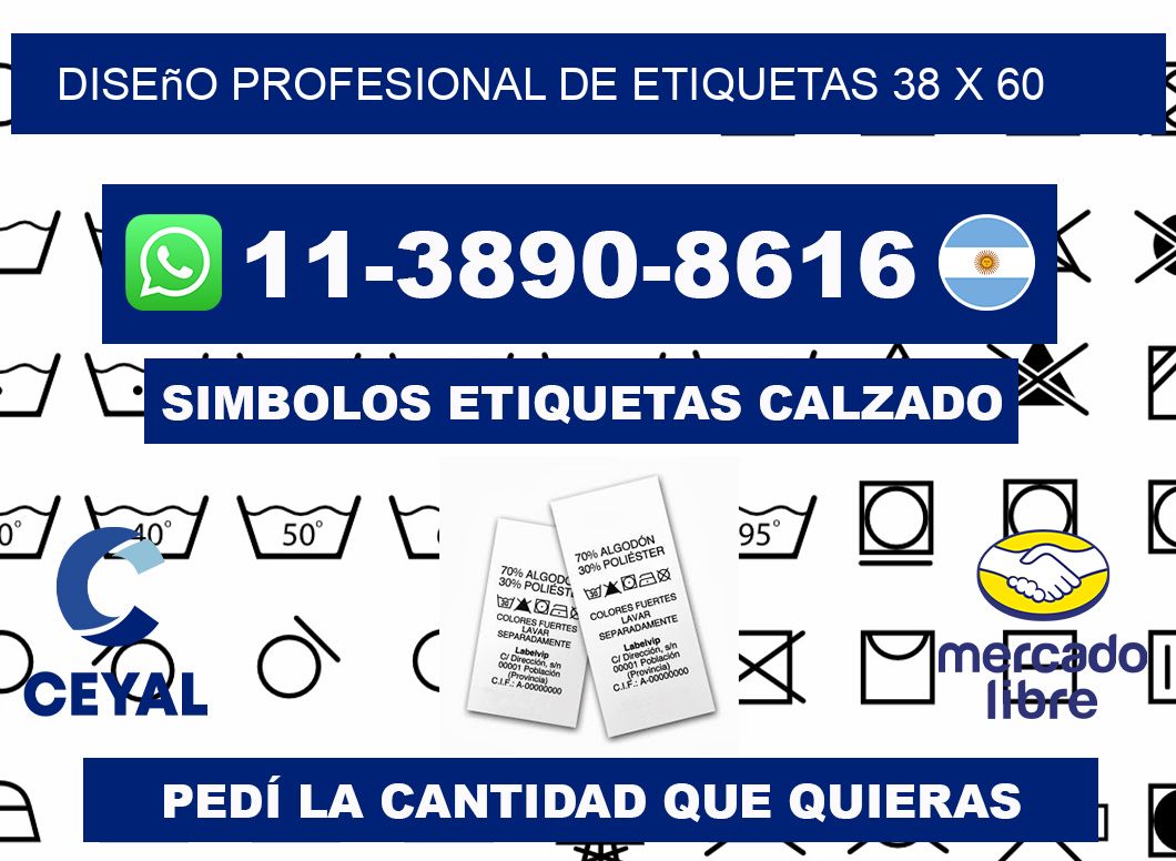 diseño profesional de etiquetas 38 x 60