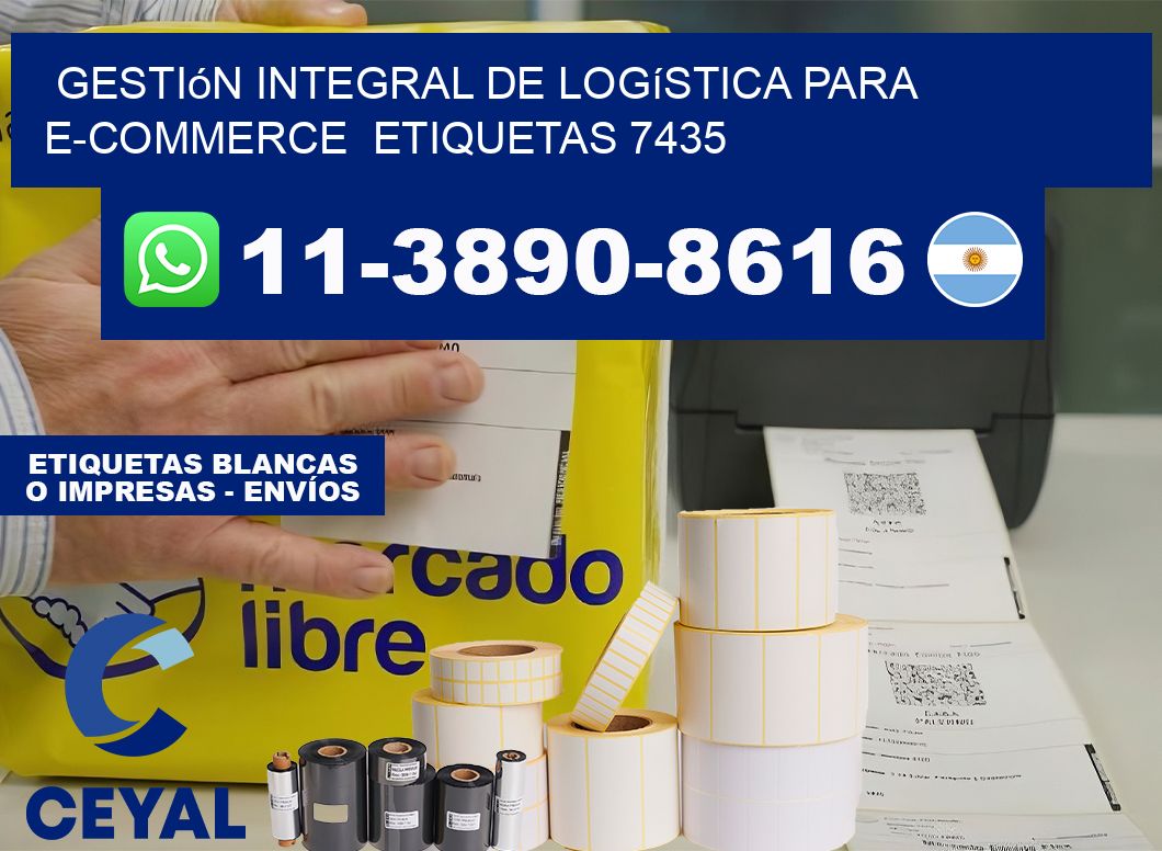 Gestión integral de logística para e-commerce  etiquetas 7435