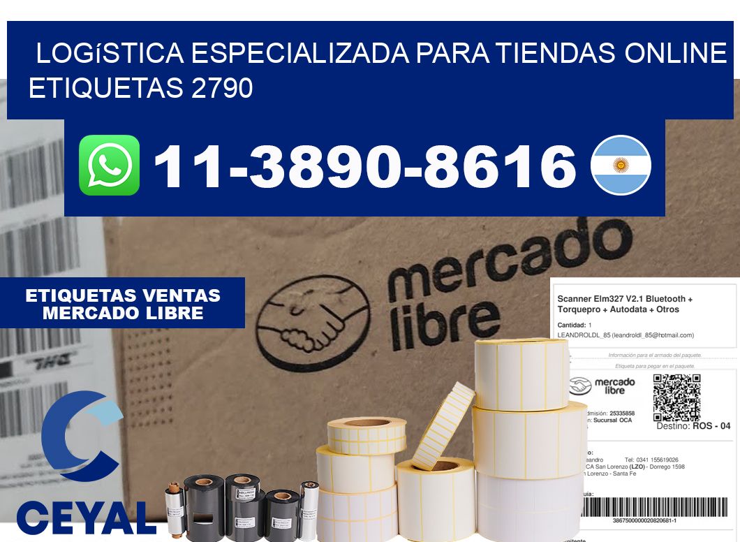 Logística especializada para tiendas online etiquetas 2790