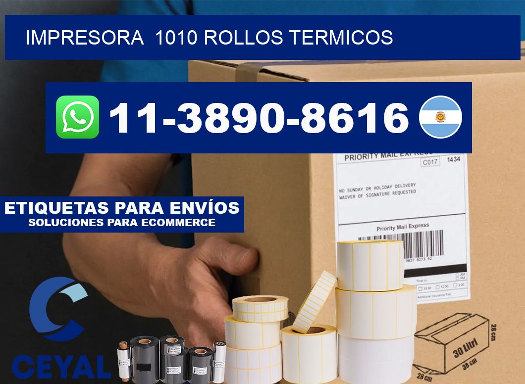 impresora 1010 rollos termicos