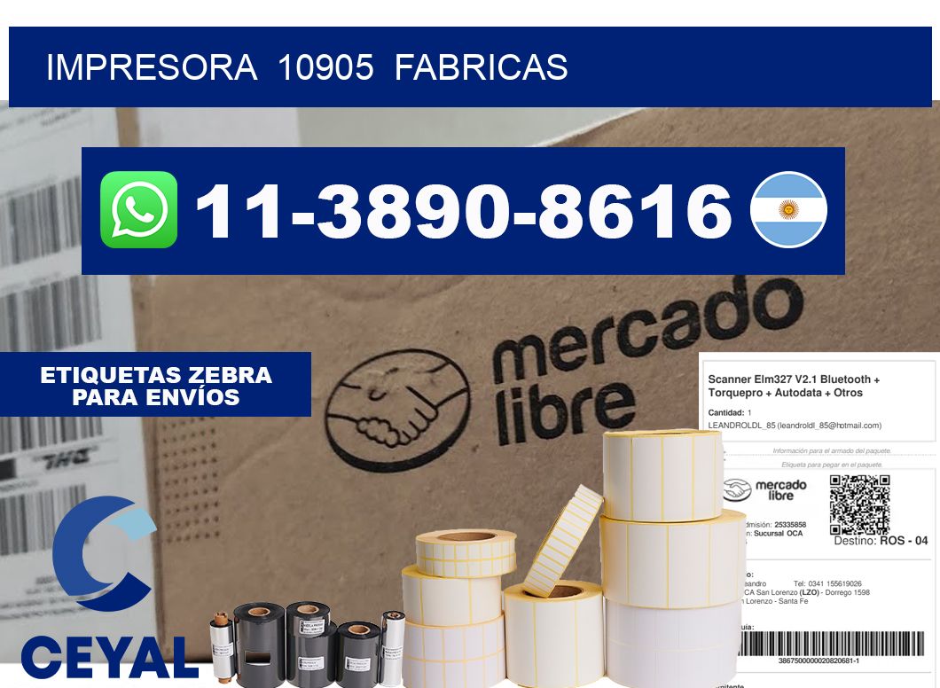 impresora 10905 fabricas