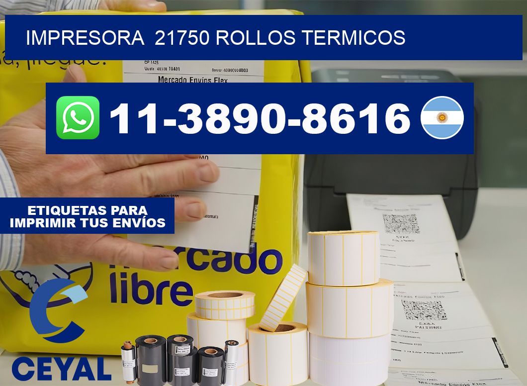 impresora  21750 rollos termicos