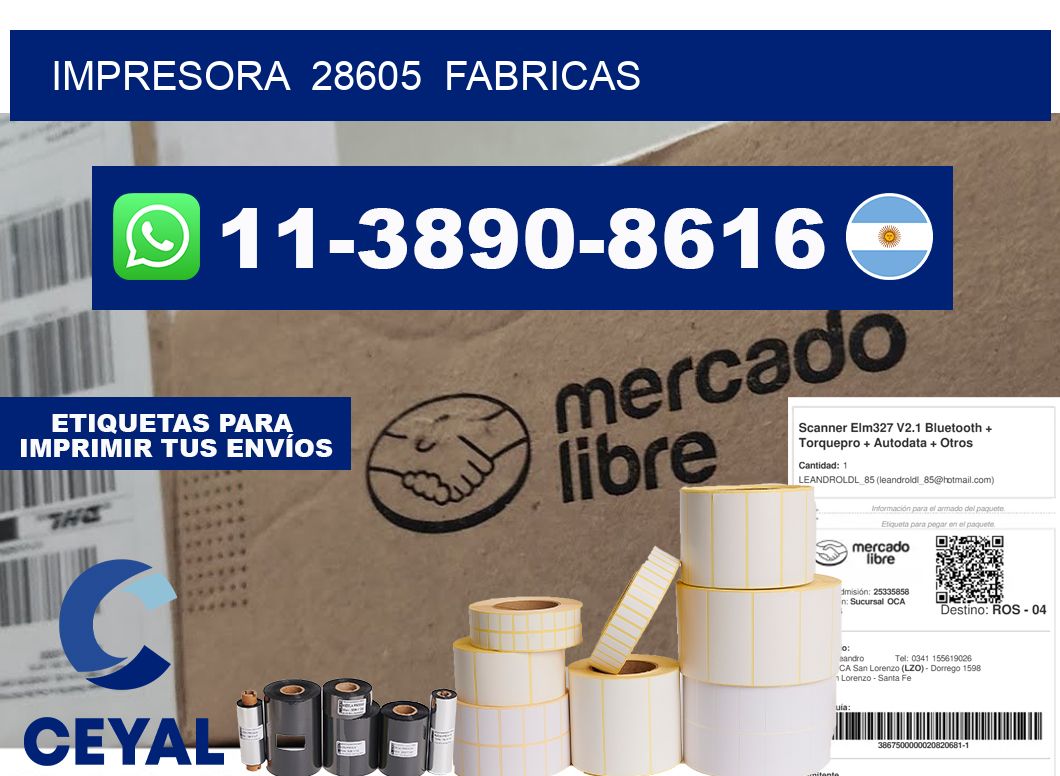 impresora  28605  fabricas