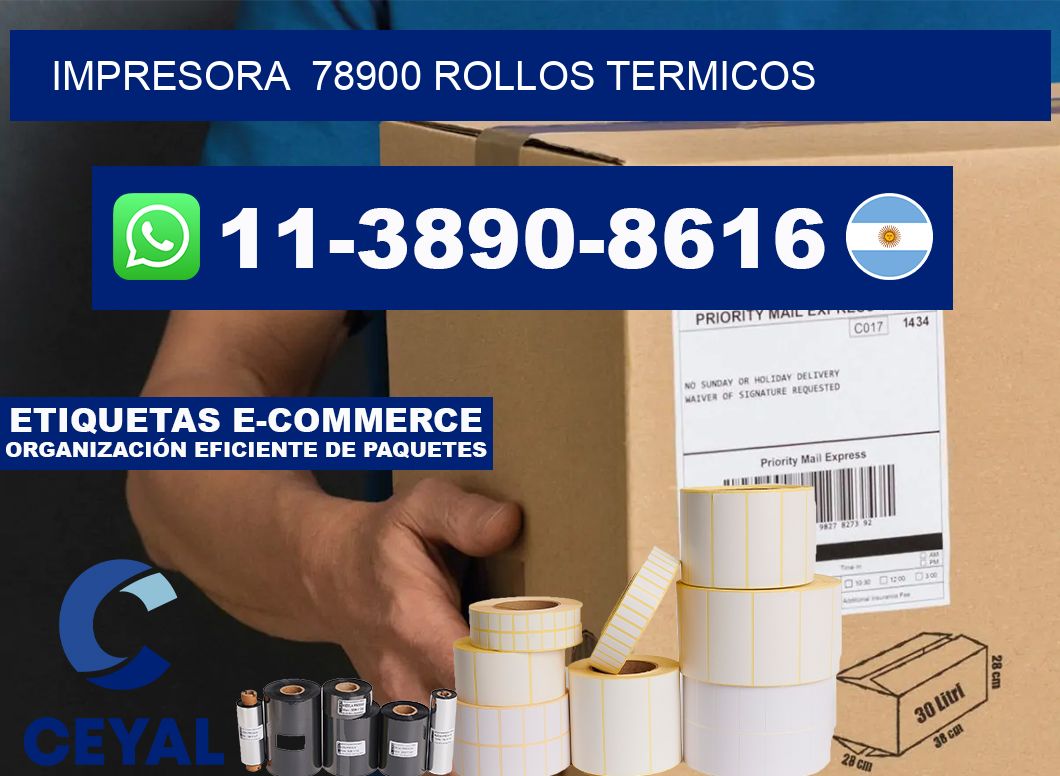 impresora  78900 rollos termicos