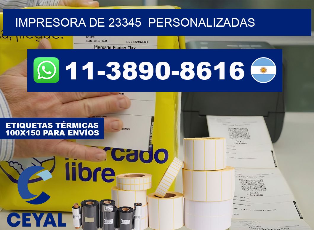 impresora de 23345 personalizadas