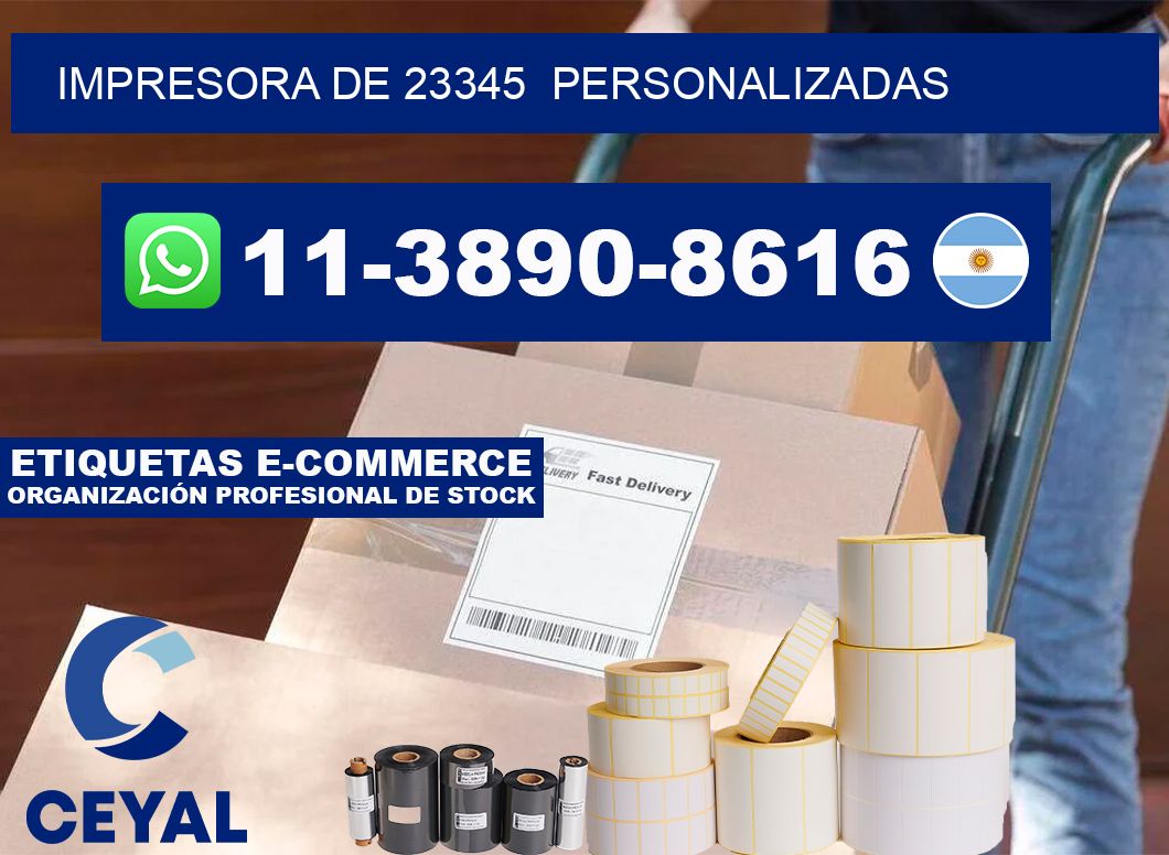 impresora de 23345  personalizadas