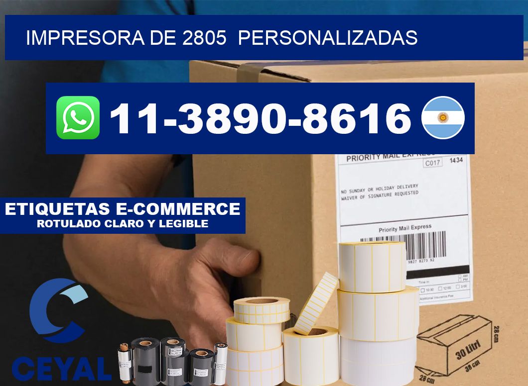impresora de 2805 personalizadas