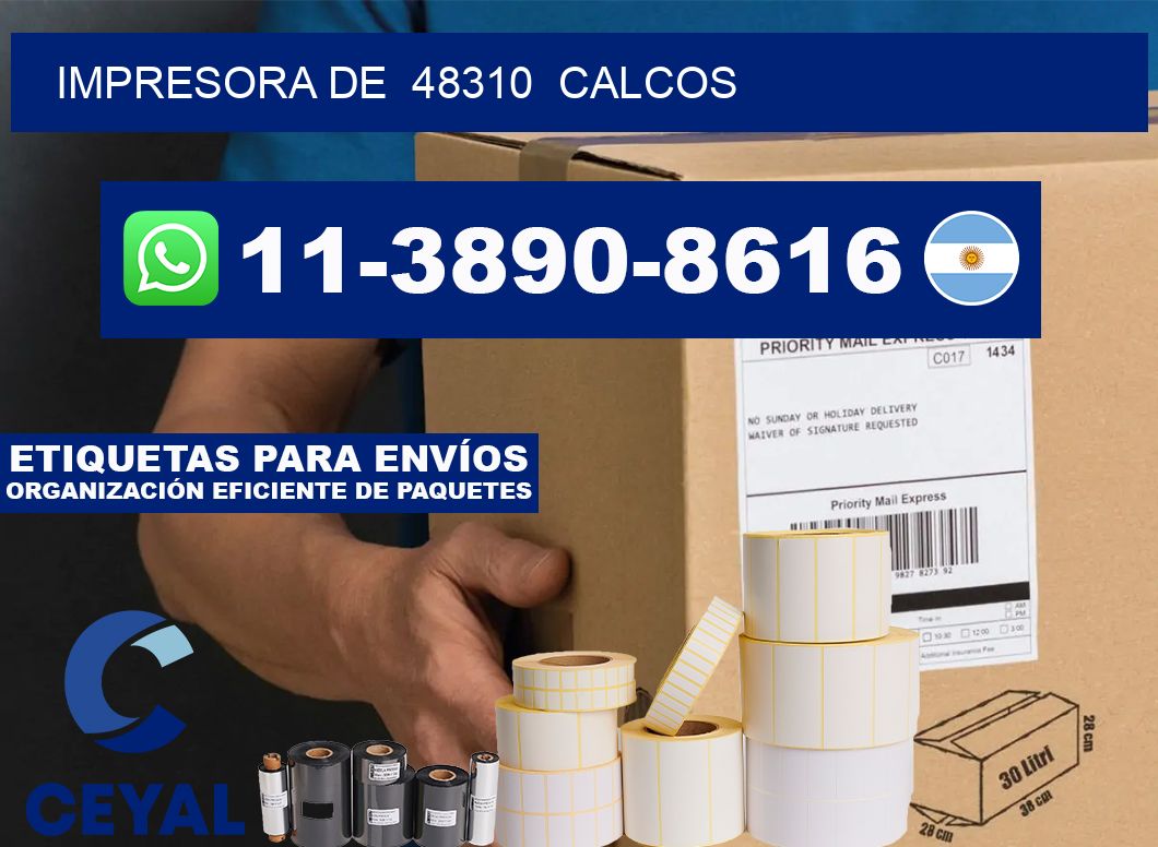 impresora de 48310 calcos