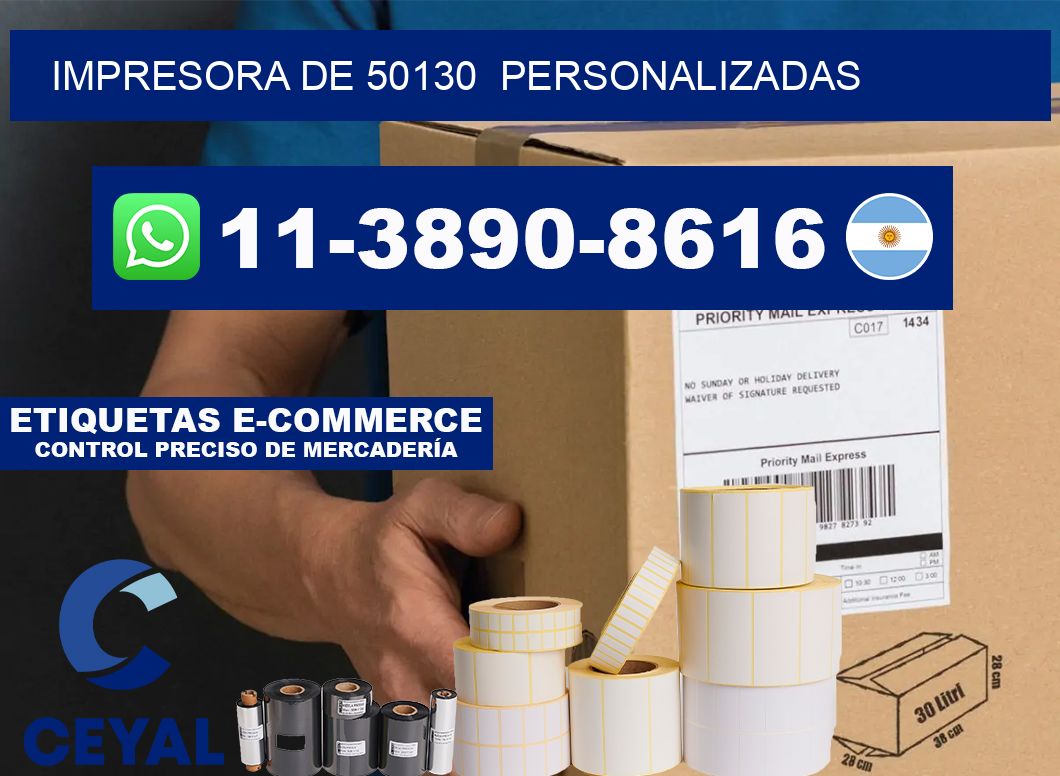 impresora de 50130 personalizadas