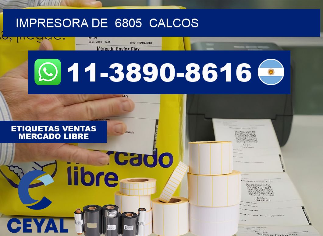 impresora de 6805 calcos