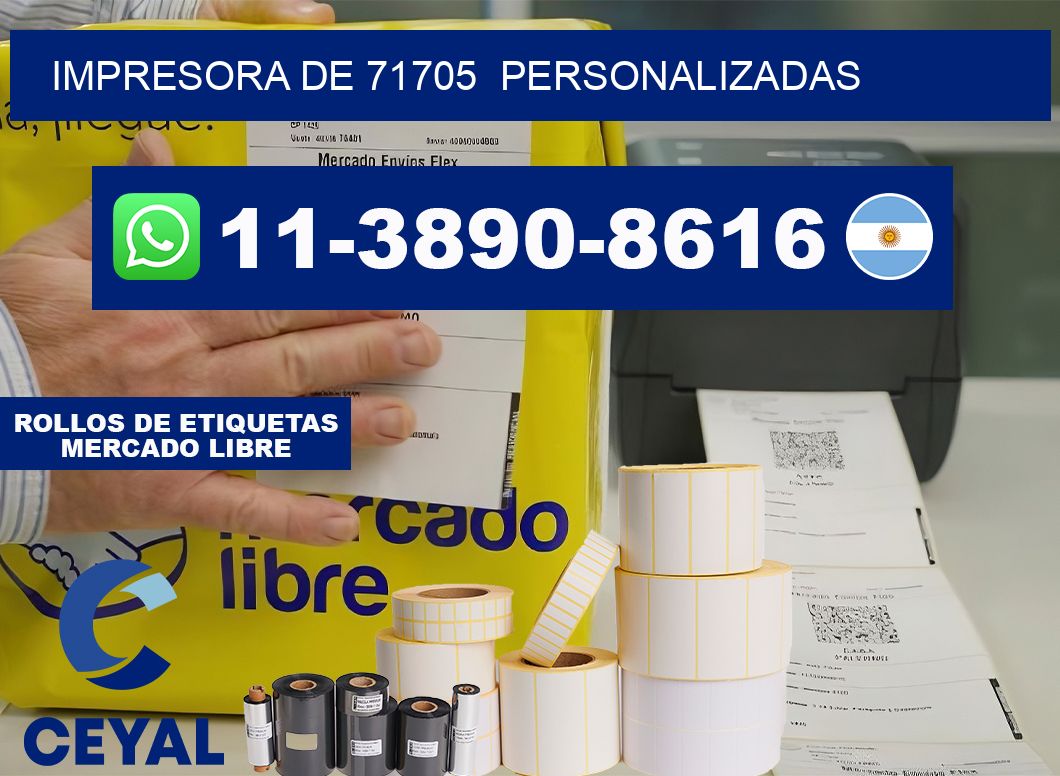 impresora de 71705  personalizadas