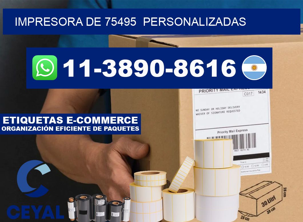 impresora de 75495  personalizadas