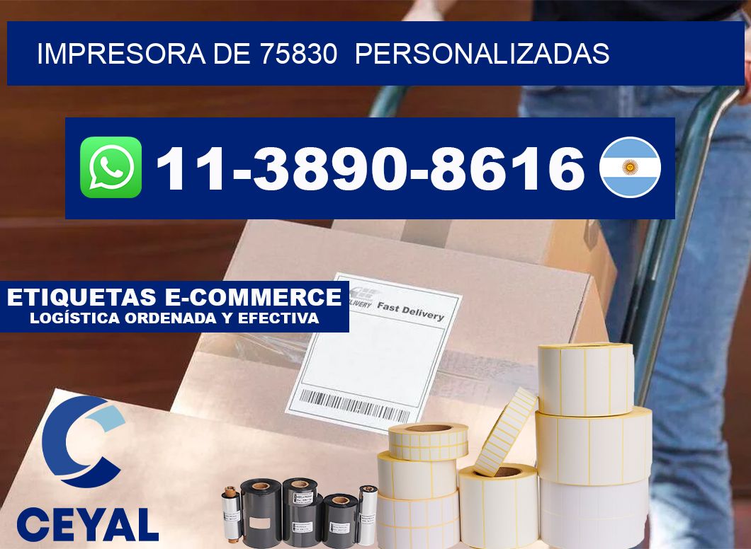 impresora de 75830  personalizadas