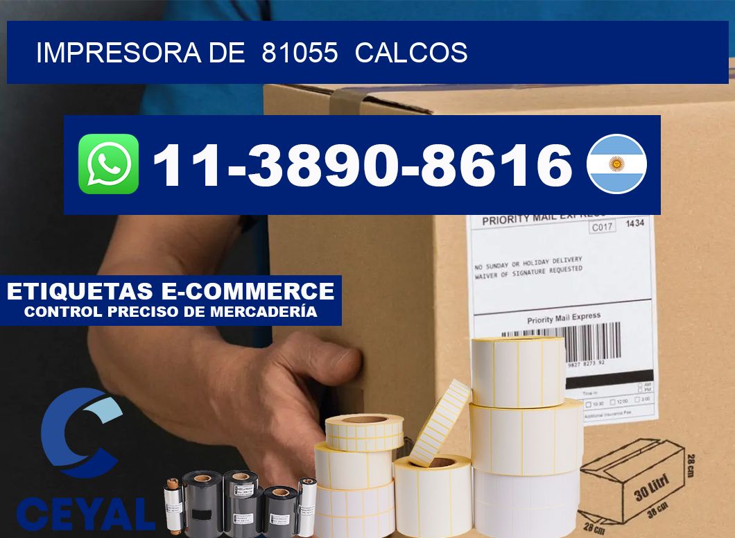 impresora de 81055 calcos