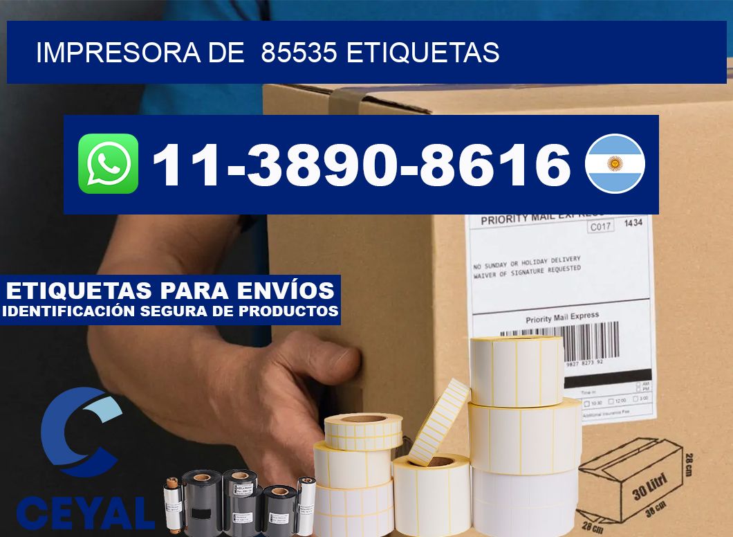 impresora de  85535 etiquetas