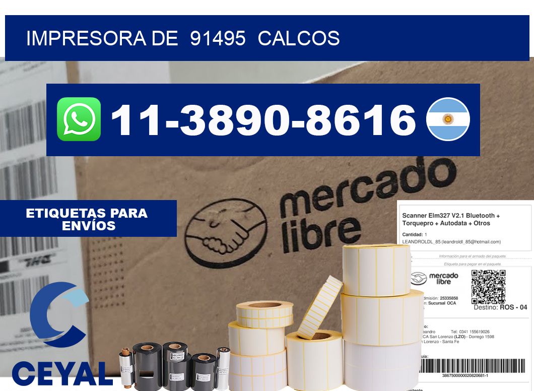 impresora de 91495 calcos