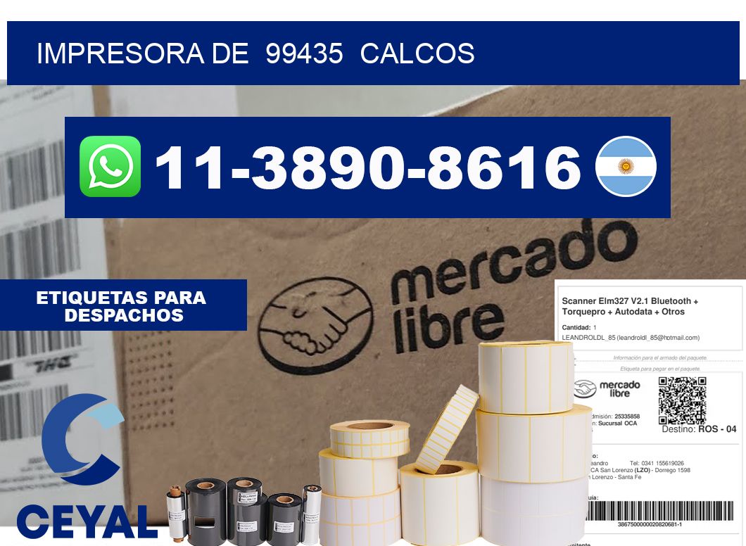 impresora de  99435  calcos