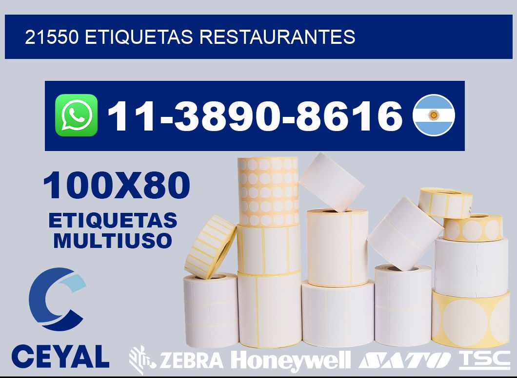 21550 etiquetas restaurantes