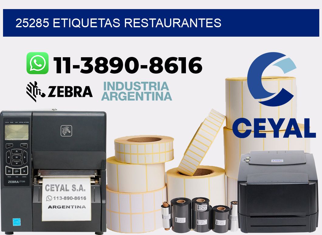 25285 etiquetas restaurantes