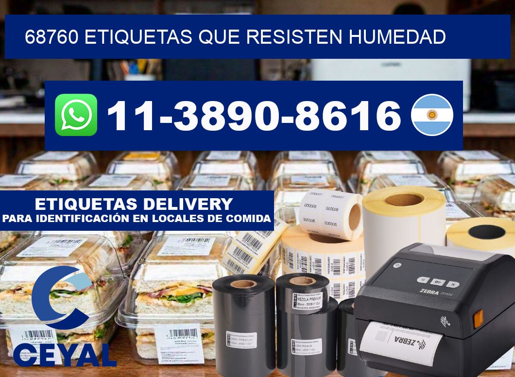 68760 etiquetas que resisten humedad
