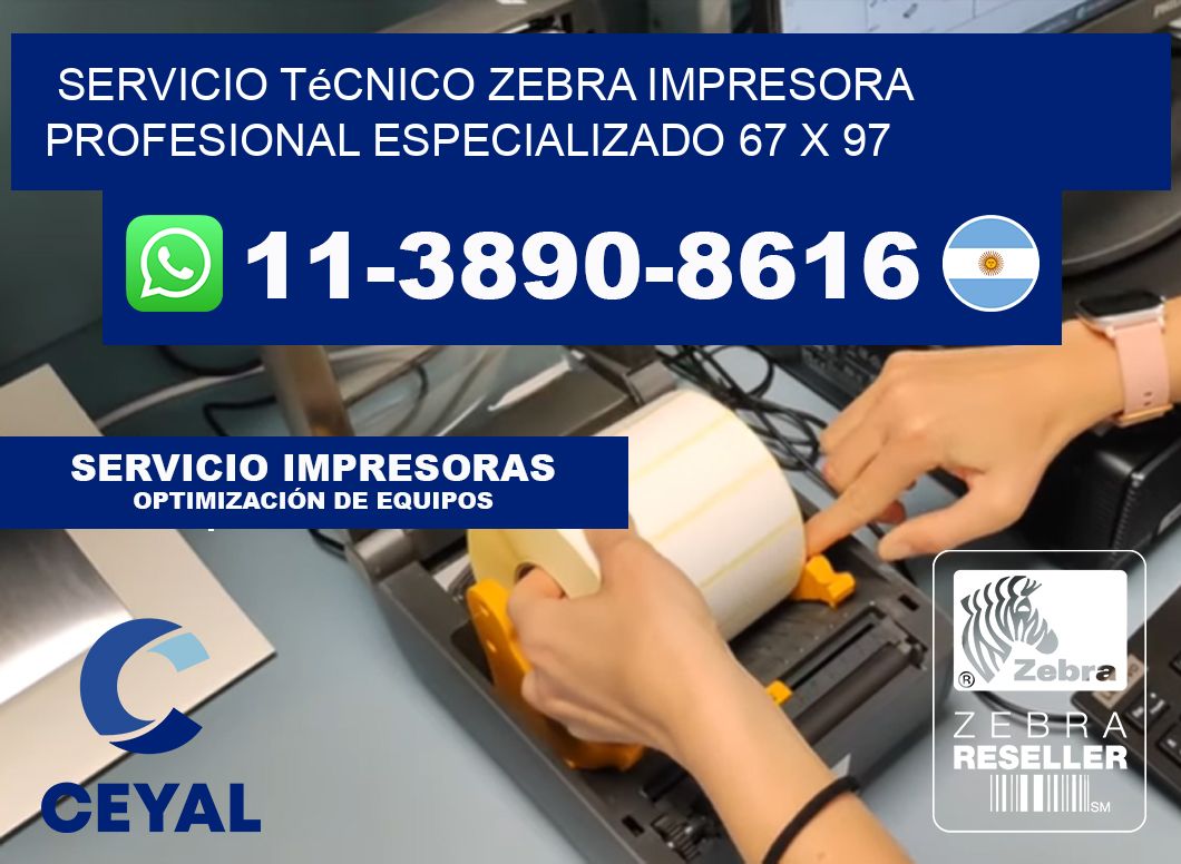 Servicio Técnico Zebra Impresora Profesional Especializado 67 x 97
