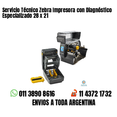 Servicio Técnico Zebra Impresora con Diagnóstico Especializado 28 x 21