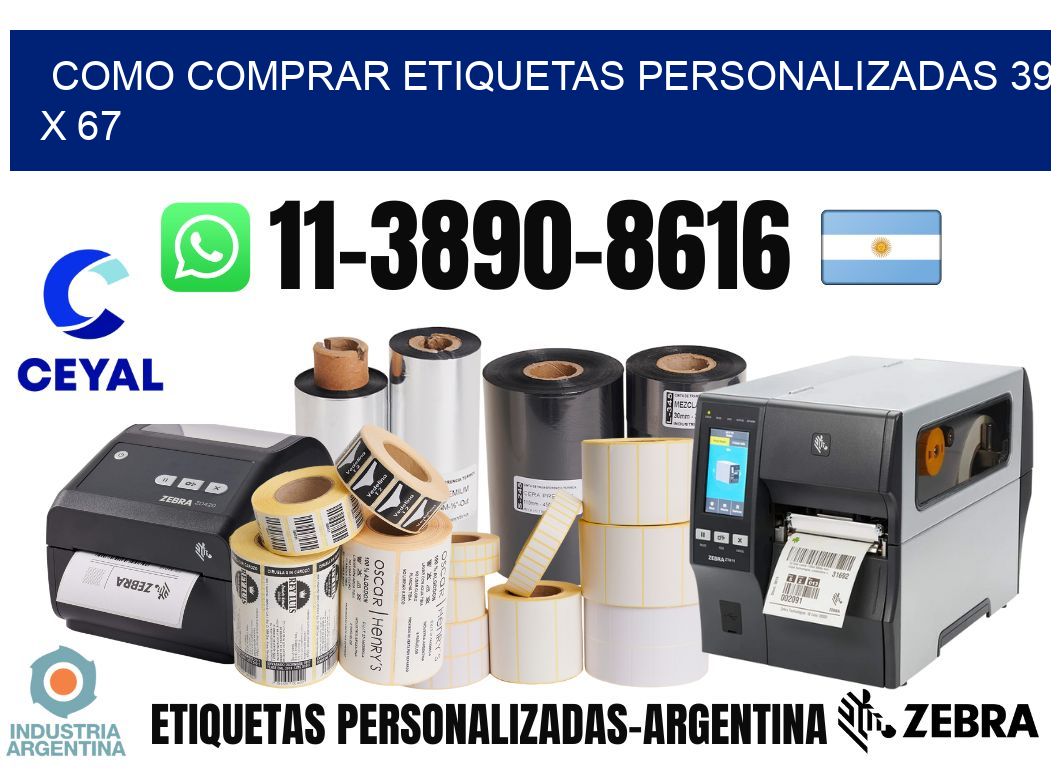 como comprar etiquetas personalizadas 39 x 67