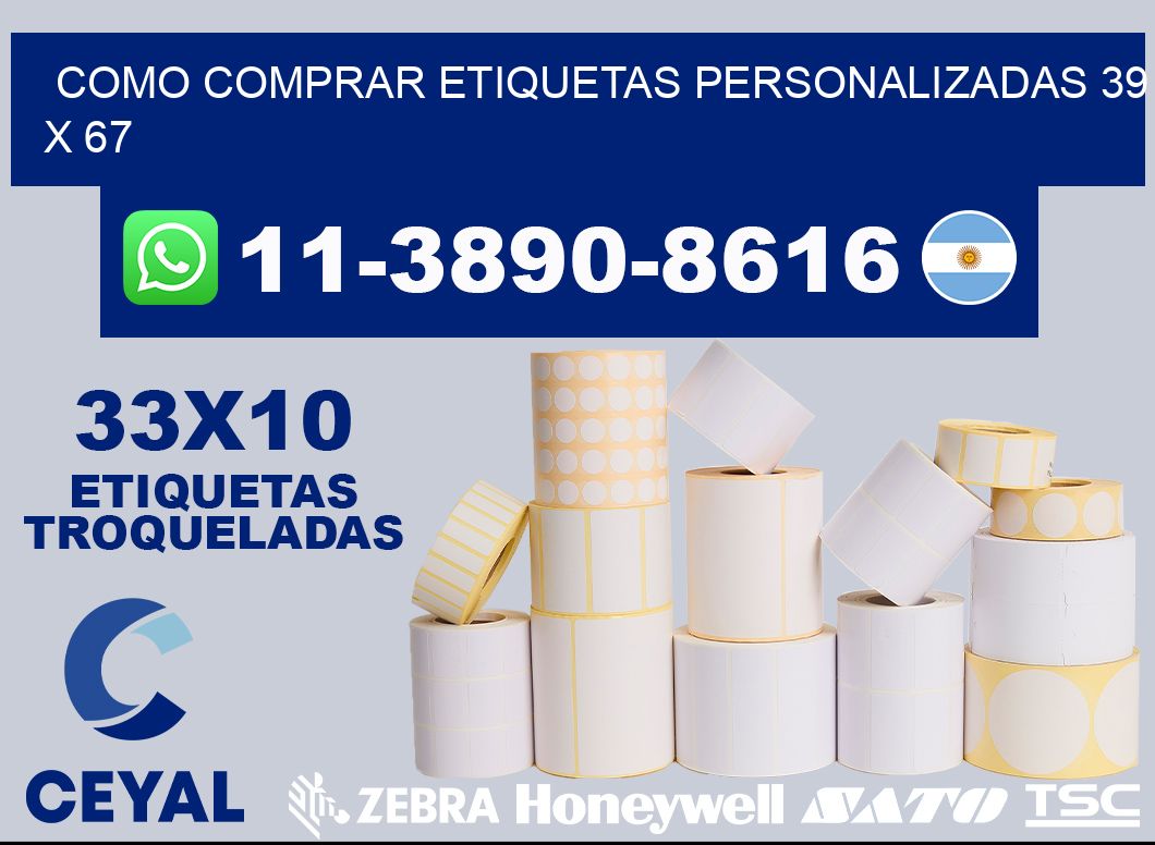 como comprar etiquetas personalizadas 39 x 67