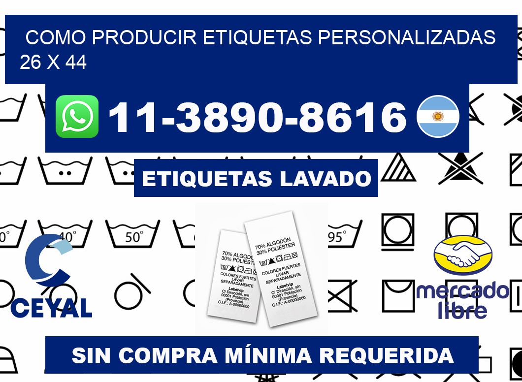 como producir etiquetas personalizadas 26 x 44