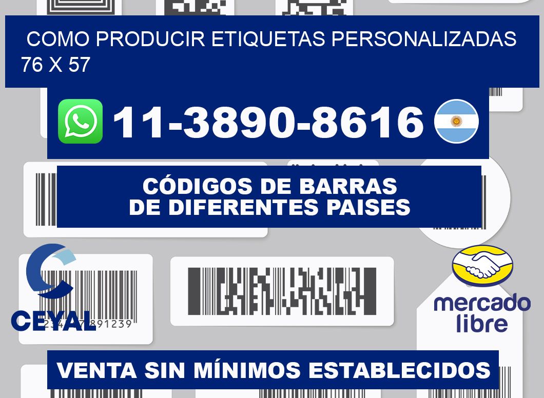 como producir etiquetas personalizadas 76 x 57