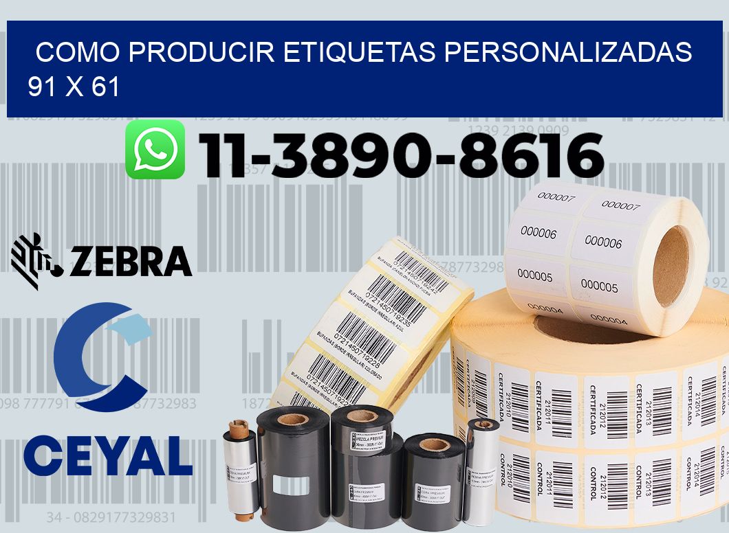 como producir etiquetas personalizadas 91 x 61