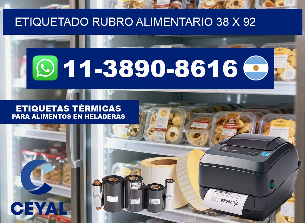 etiquetado rubro alimentario 38 x 92